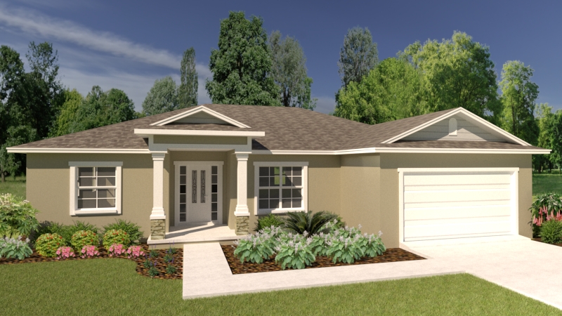Oakwood Model-Florida Approved House Plan